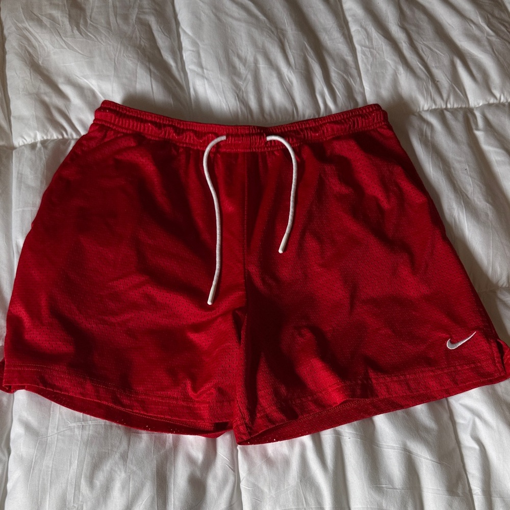 Nike mens Vibrant Red Athletic Shorts